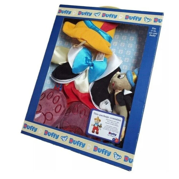 Disney Pinocchio Costume Doll Clothes for Duffy the Disney Bear on 15" Plush - Picture 1 of 3